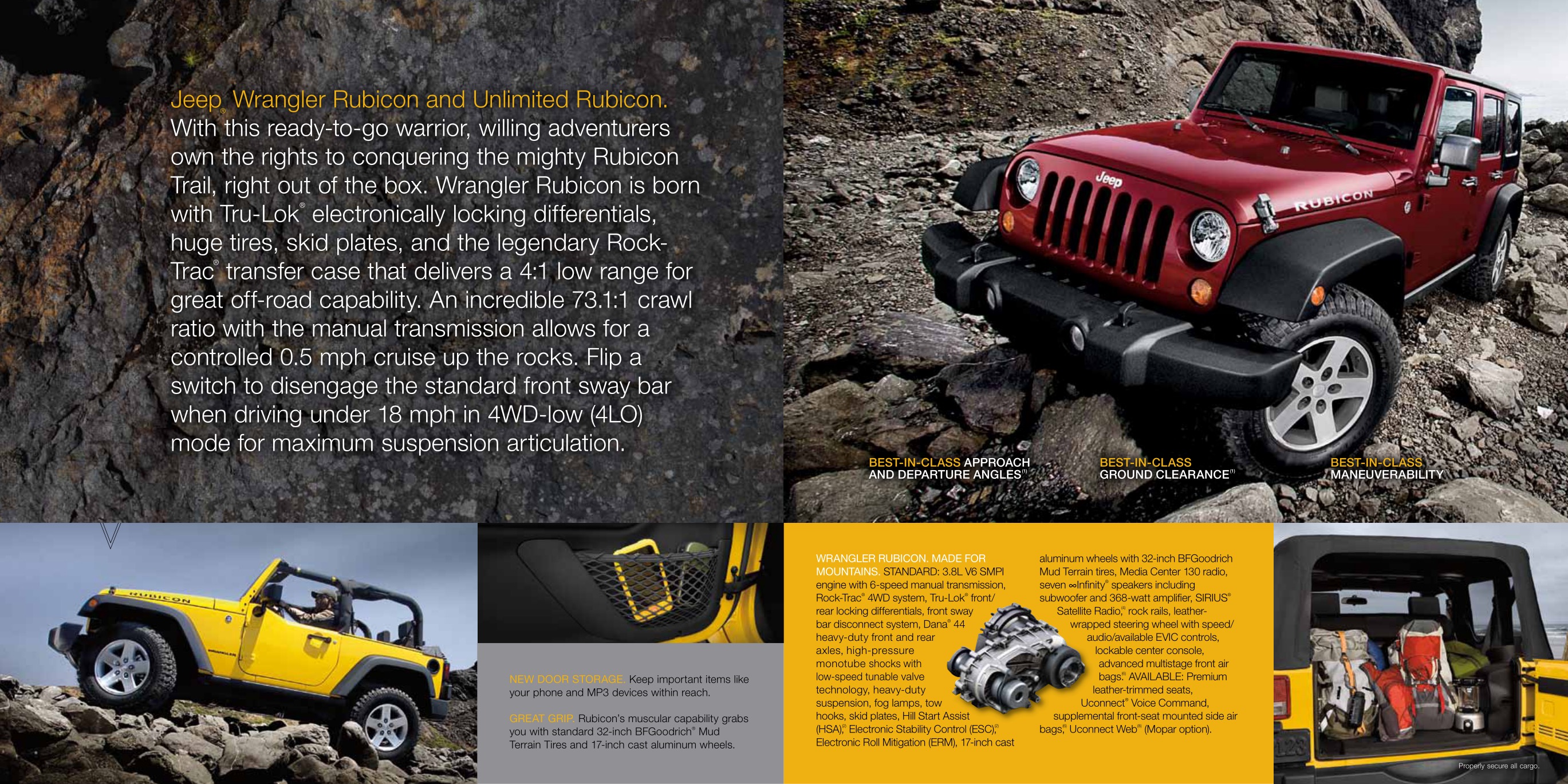 2011 Jeep Wrangler Brochure Page 2